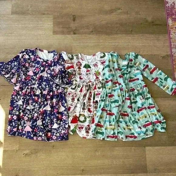 Little Children’s Boutique holiday dresses. All are a size 5/6T.